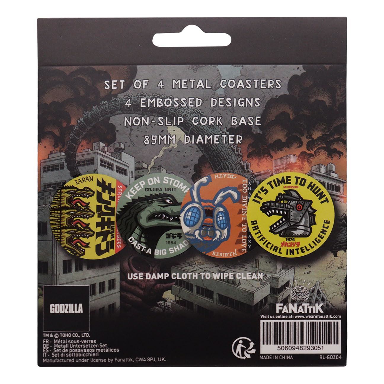 Godzilla Coaster 4-Pack