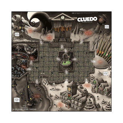 Winning Moves Nightmare Before Christmas Cluedo Board Game, Join Jack, Sally, Dr