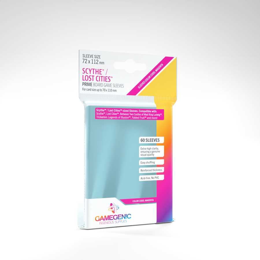 GAMEGEN!C - Prime Scythe/Lost Cities Sleeves 72x112mm (60), Clear (GGS10043ML)