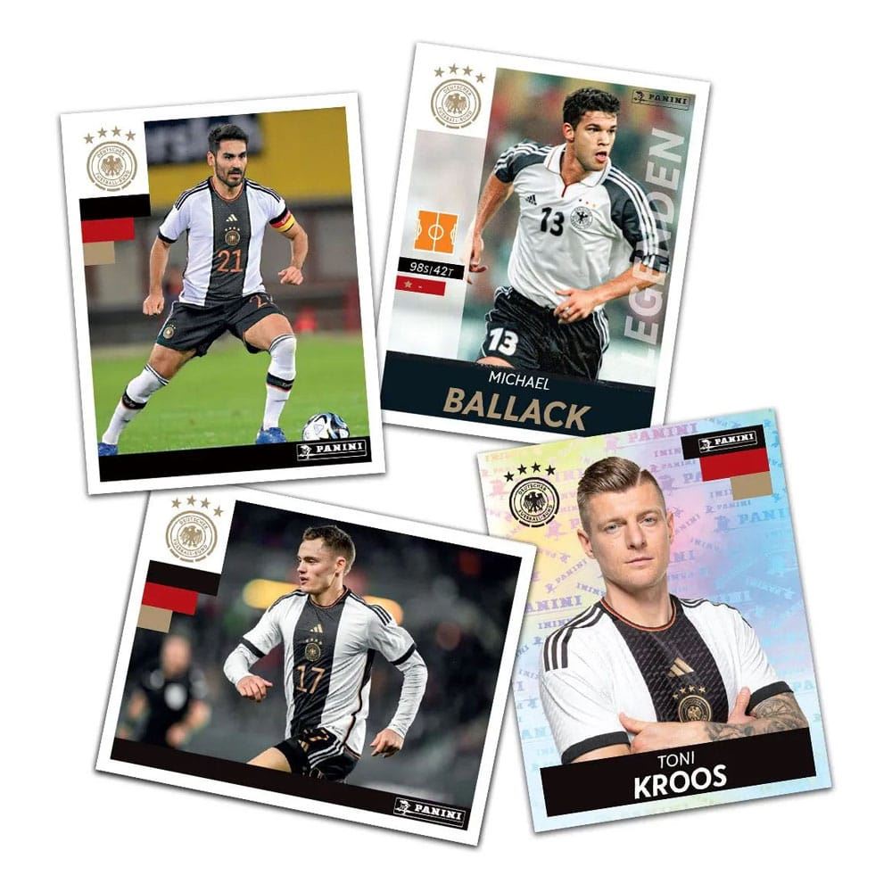 DFB Deutschland 2024 die Besten aus Europa Sticker Collection Display 50 German