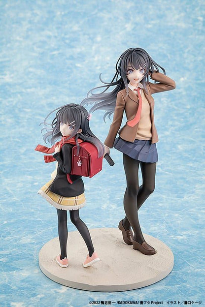 Rascal Does Not Dream Knapsack Kid PVC Statue Mai Sakurajima 19cm