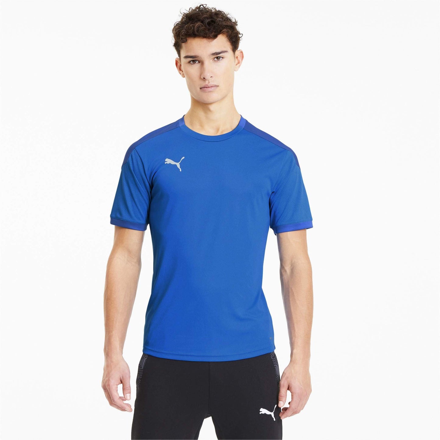 PUMA Final Training Jersey - Electric Blue / Team Power Blue (Medium)