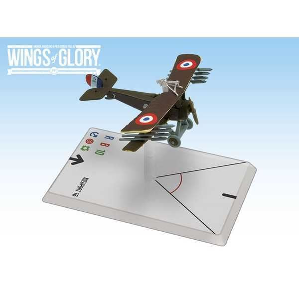 Ares Games Nieuport 16 (DE GUIBERT) - WGF125D Wings of Glory WW1 Airplane Packag