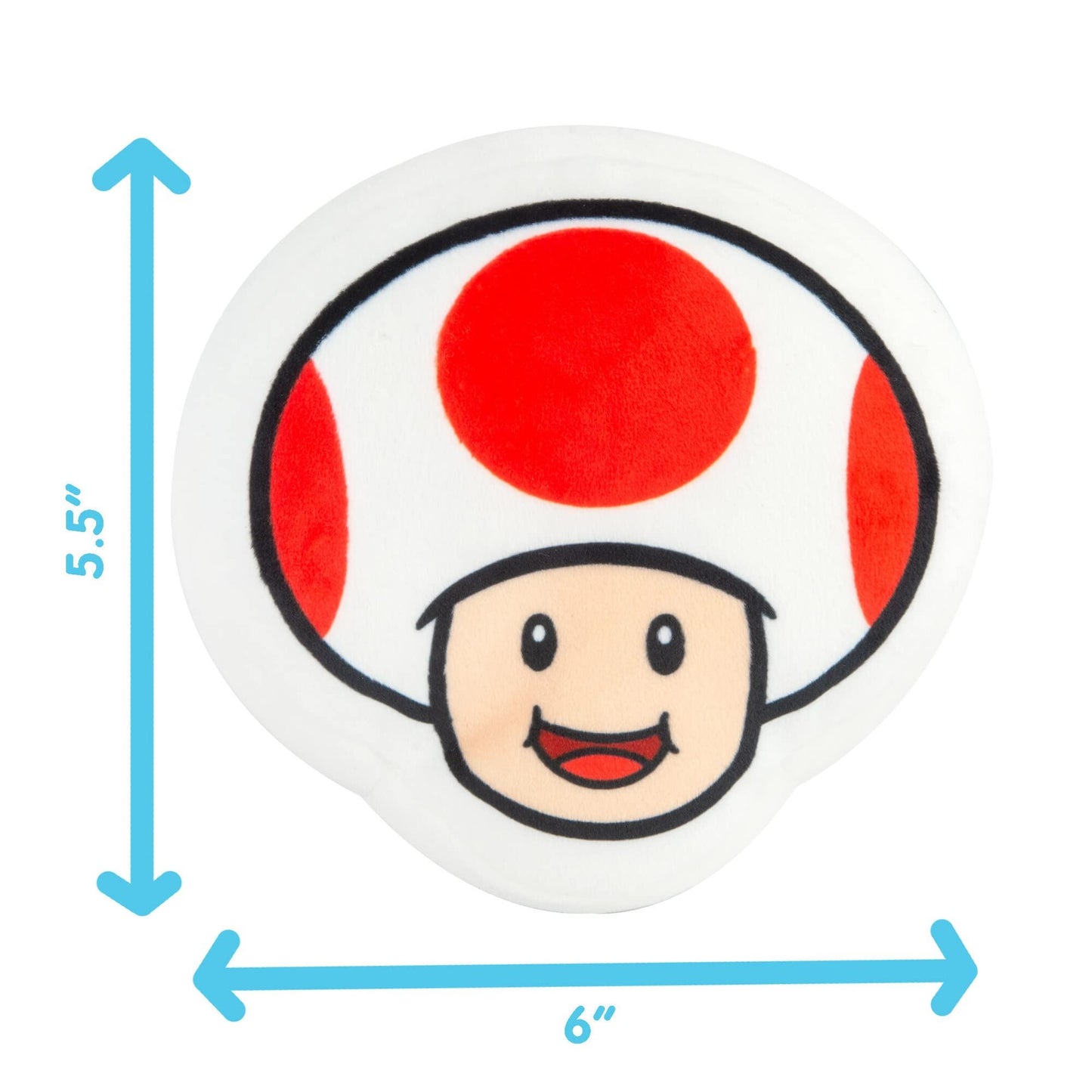 Nintendo - TOMY Plush - Super Mario Junior Mocchi - Mario Toad (Red) /Plush