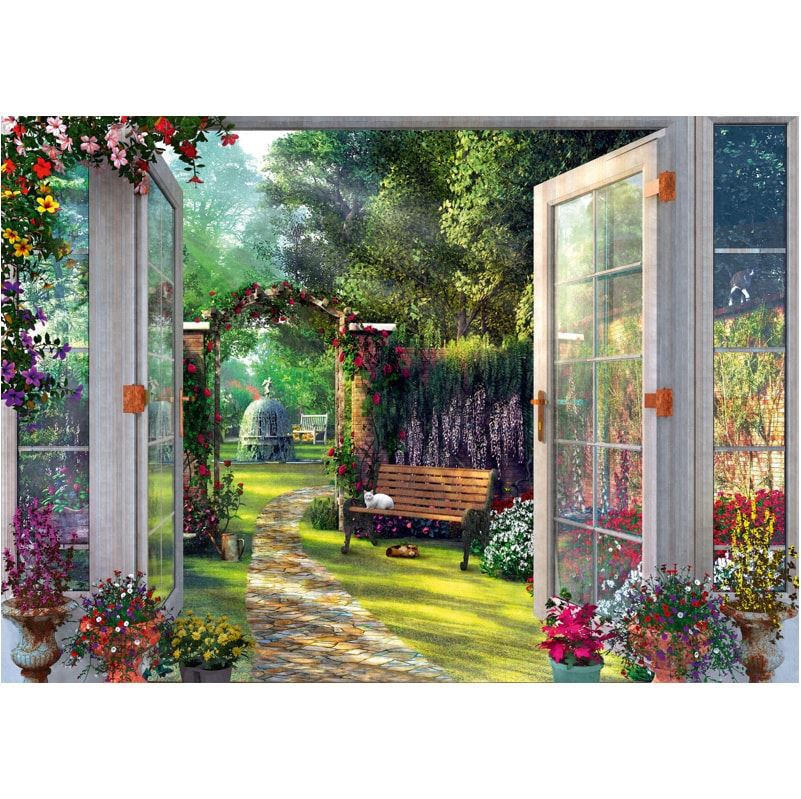 Dominic Davison: View of the Enchanted Garden (1000pc)