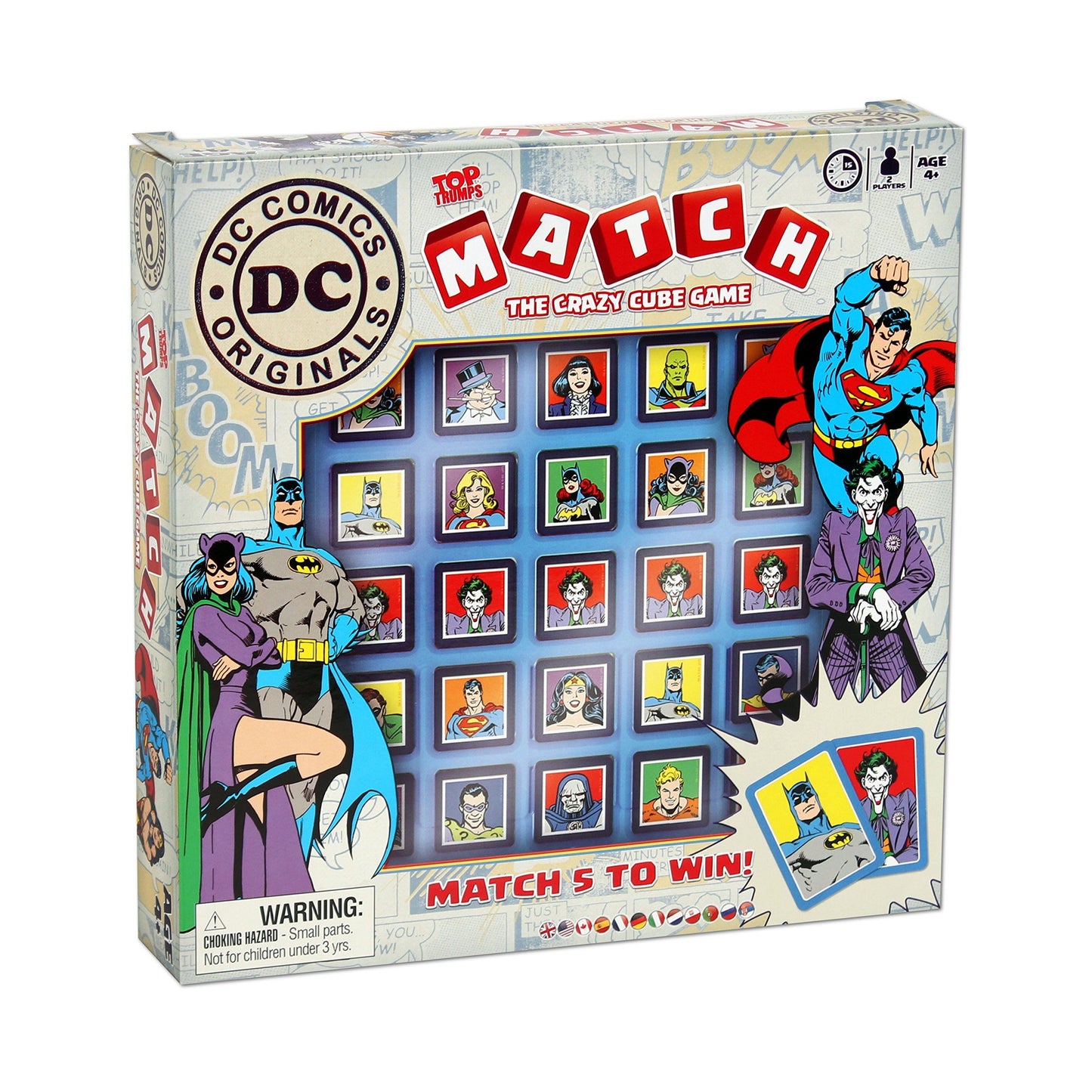 Top Trumps Match :DC Comics /Boardgames