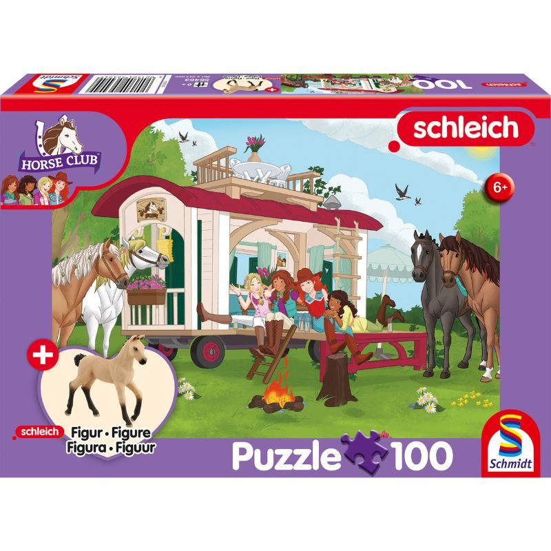 Schleich: Horse Club Campfire at the Caravan (100pc) inc. 1 figure