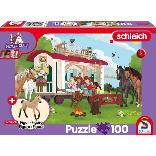 Schleich: Horse Club Campfire at the Caravan (100pc) inc. 1 figure