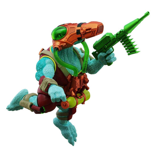 Saurozoic Warriors Rock Action Figure Javvik Mosa Mosasaurus (Underwater Assault