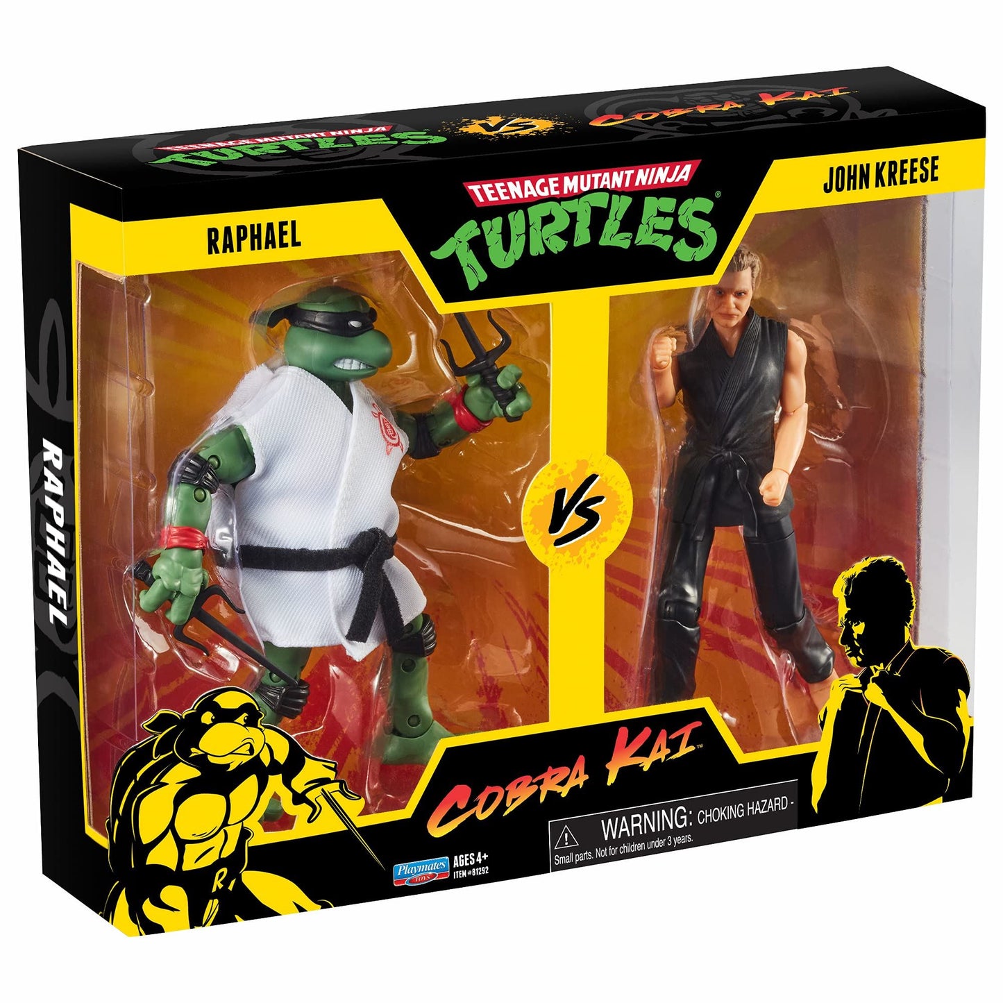 TMNT vs Cobra Kai 2-Packs Raphael vs John Kreese /Toys