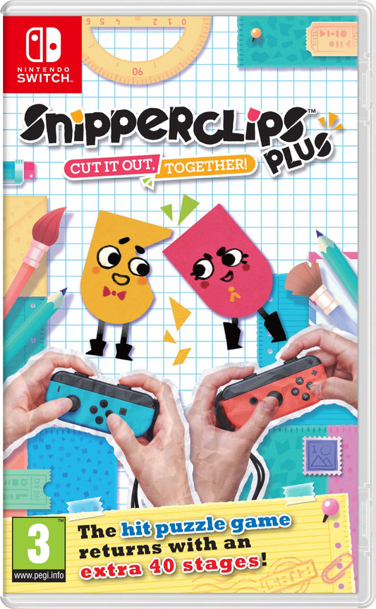 Snipper Clips Plus: Cut it out Together! /Switch *New & Sealed*