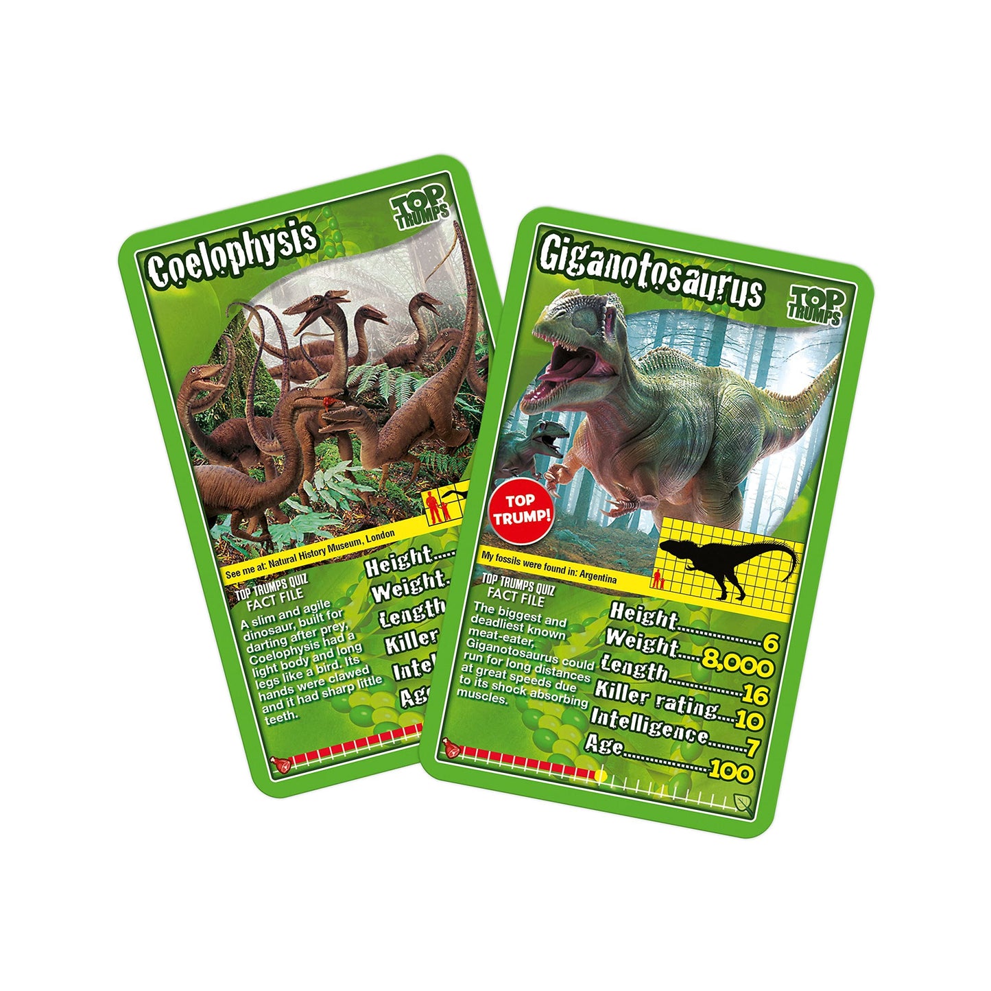 Dinosaurs Top Trumps Card Game