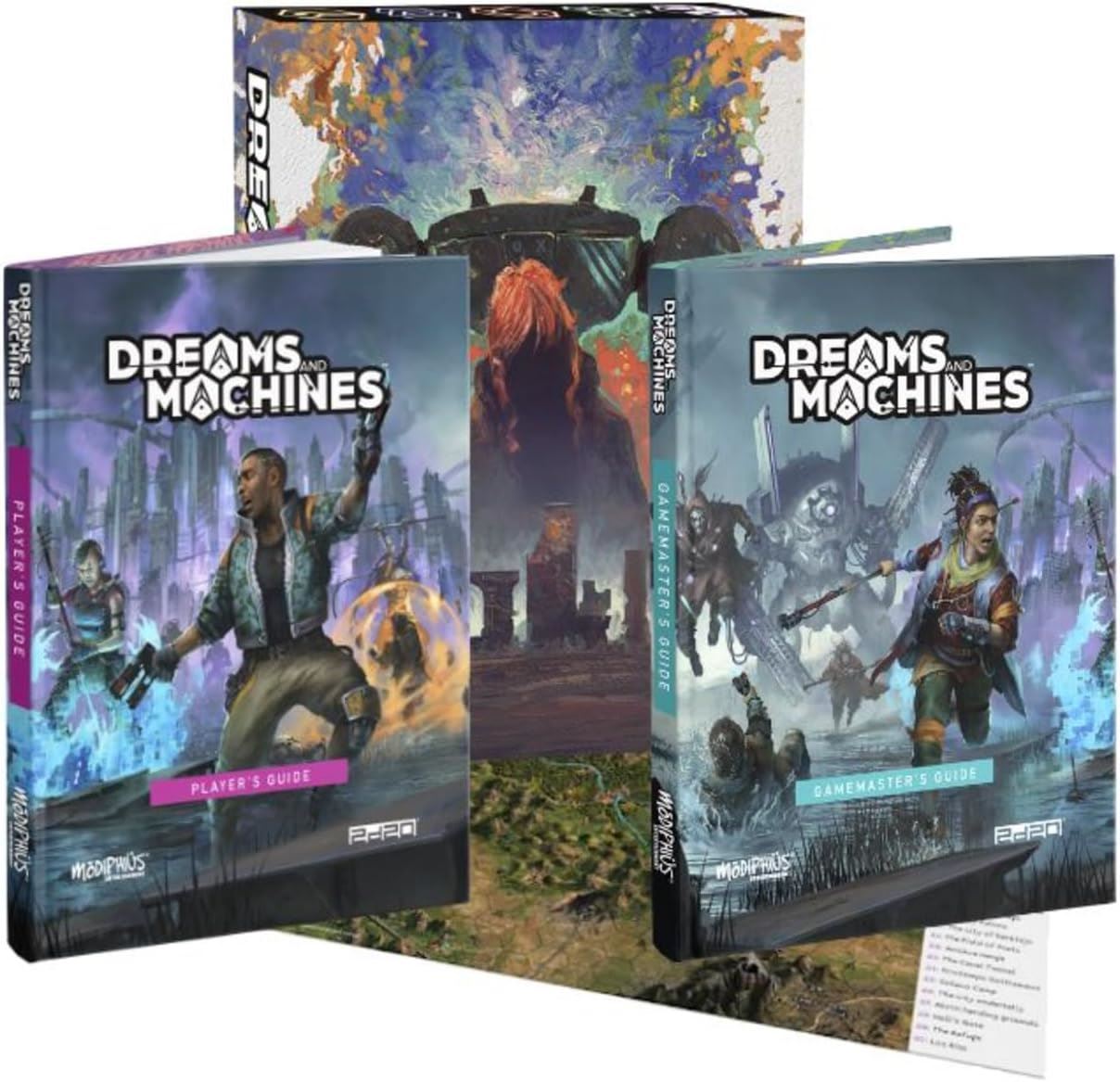 Dreams & Machines Roleplaying Game RPG: Deluxe Collector's Slipcover Edition