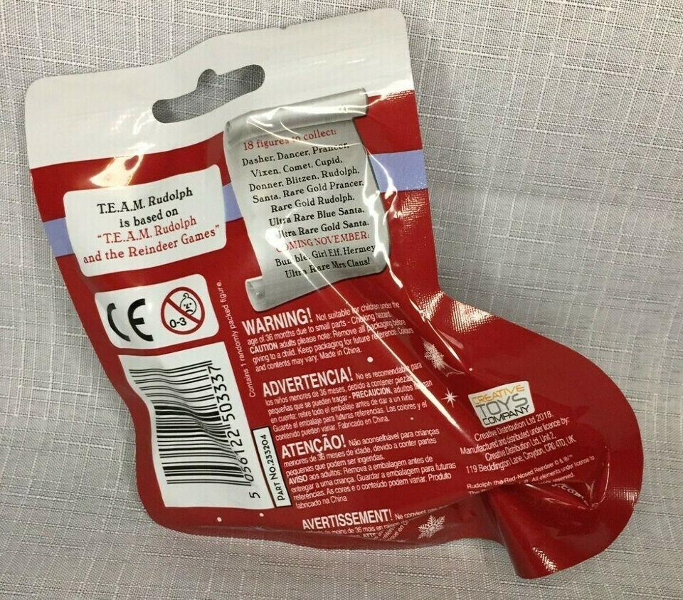 Team Rudolph Reindeer Stocking Foilbag 1 Single Unit Series 1.5