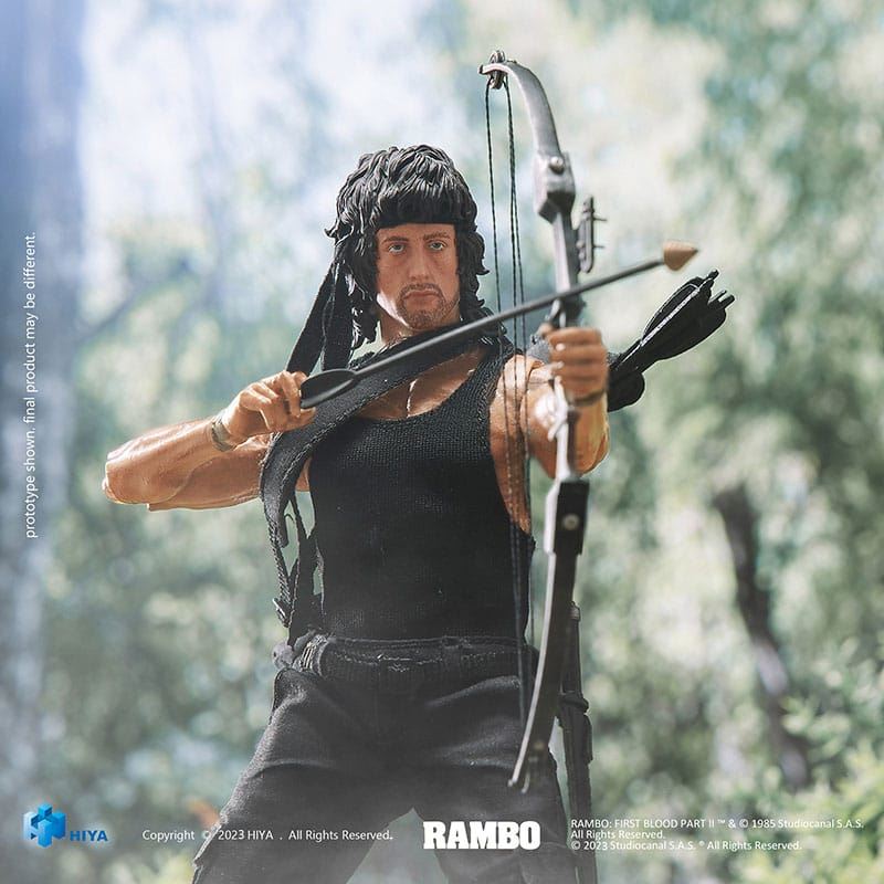 First Blood II Exquisite Super Series 1/12 First Blood II John Rambo 16 cm