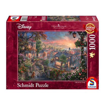 Thomas Kinkade: Disney Lady & the Tramp (1000pc)