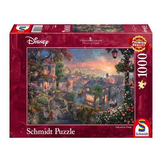 Thomas Kinkade: Disney Lady & the Tramp (1000pc)