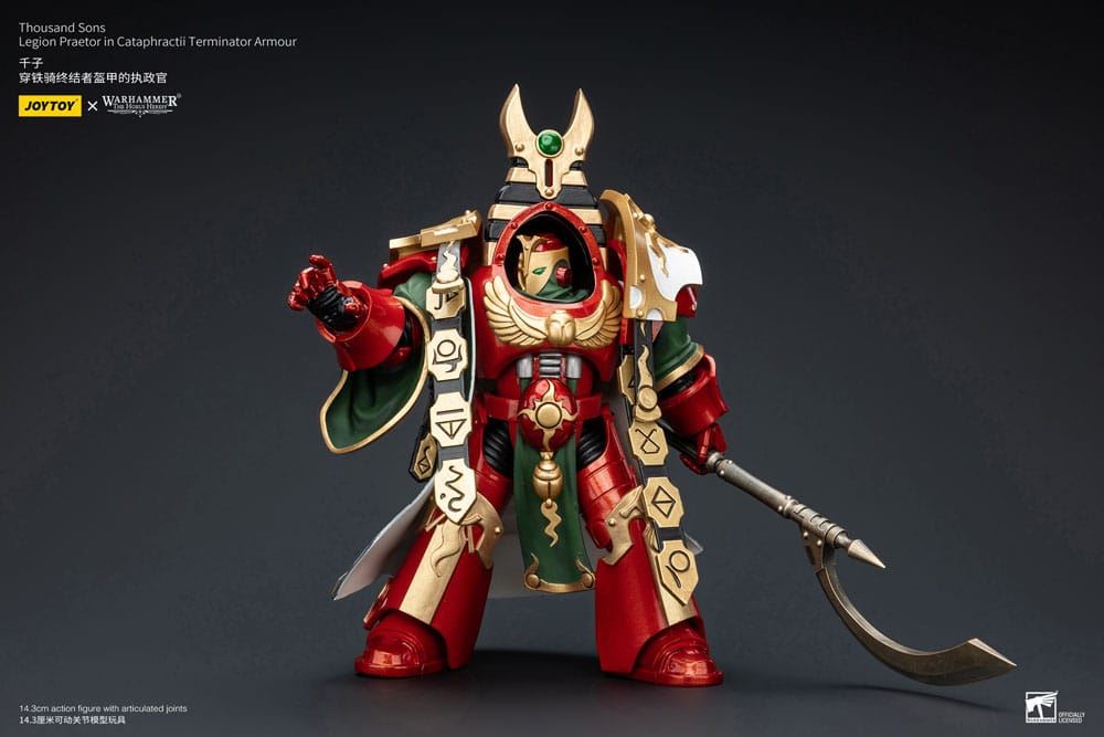 Warhammer The Horus Heresy Action Figure 1/18 Thousand sons Legion Praetor in Ca