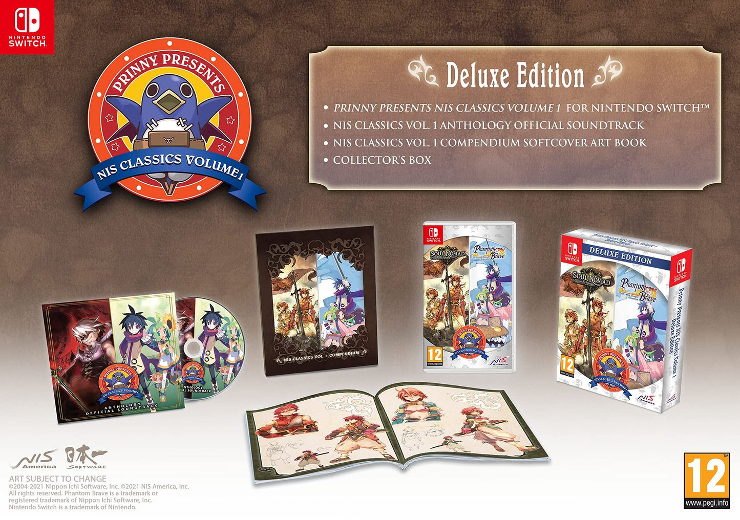 Prinny Presents NIS Classics Volume 1 DELUXE Edition /Switch *New & Sealed*
