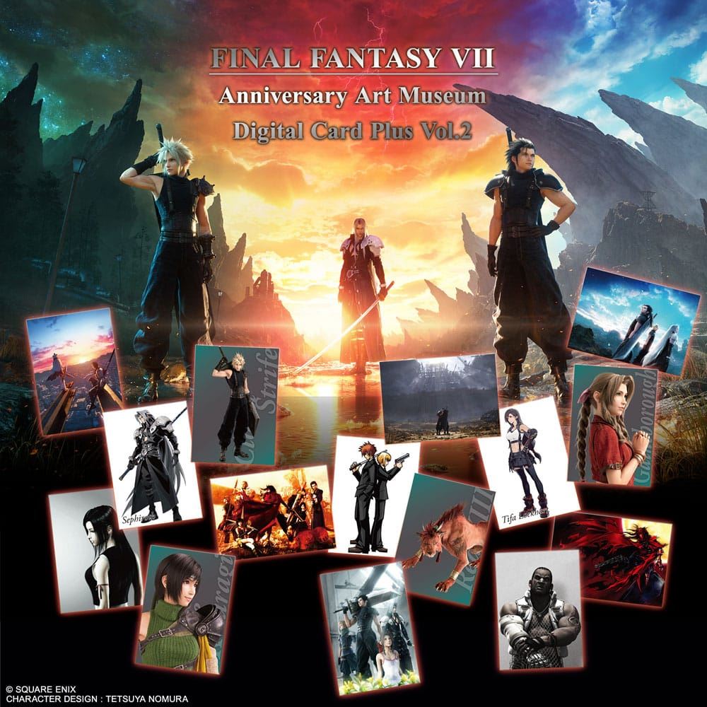 Square Enix Final Fantasy VII TCG Anniversary Art Museum Digital Card Plus Vol.