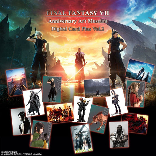 Square Enix Final Fantasy VII TCG Anniversary Art Museum Digital Card Plus Vol.