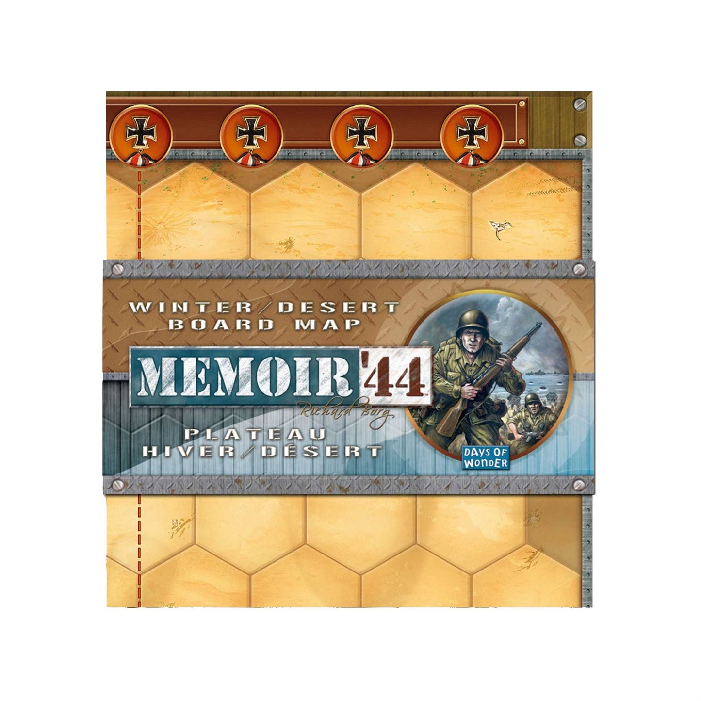 Memoir '44 Winter/Desert Board Map