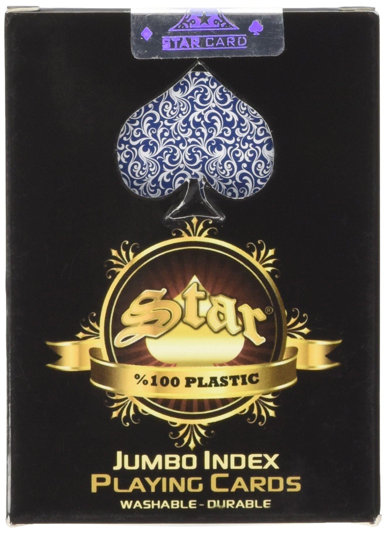 Staroyun1030653 Plastic Star Poker Jumbo Playing Card /Toys - New Toy -G1398z