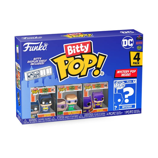 DC Bitty POP! Vinyl Figure 4-Pack Batman Adam West 2,5 cm