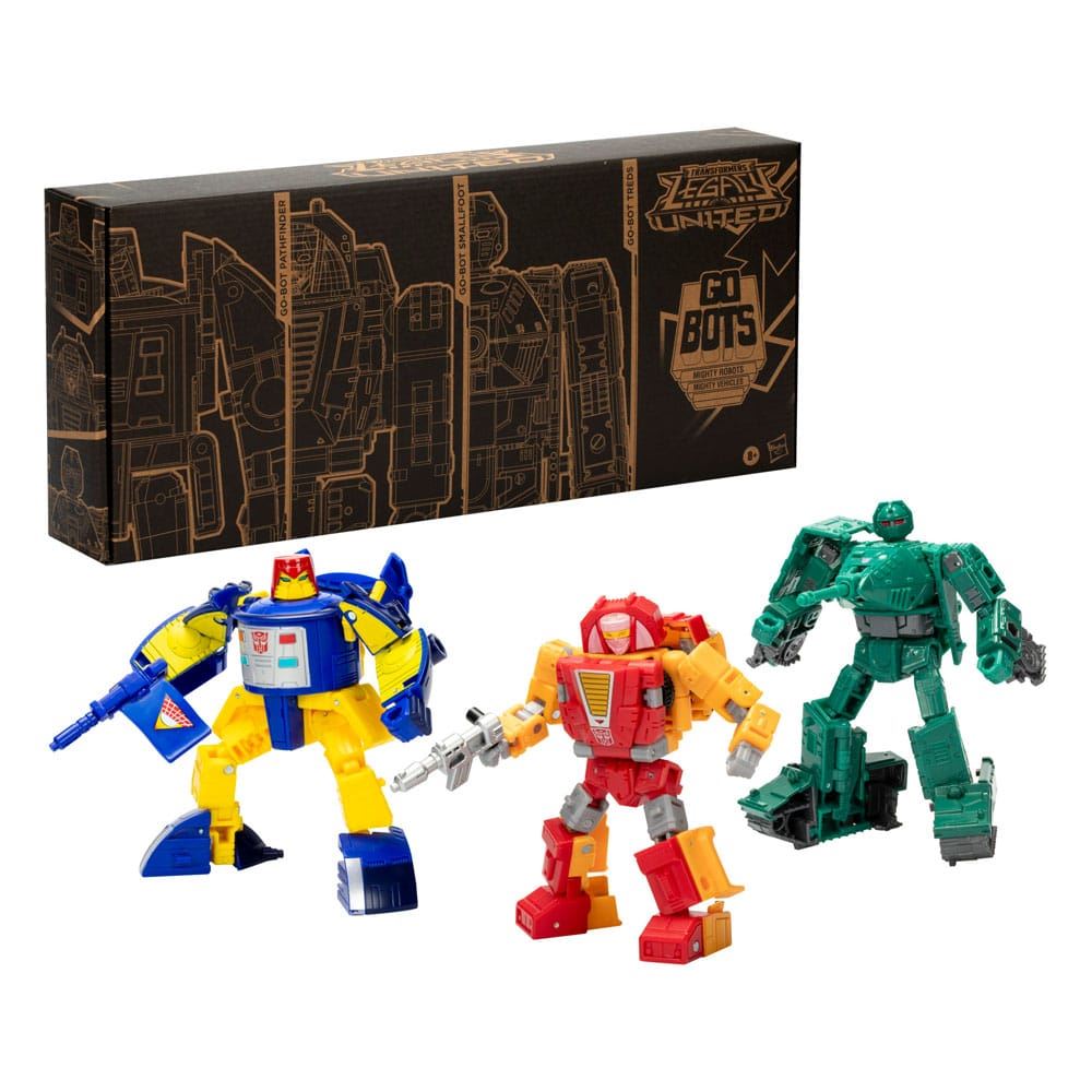 Transformers Legacy United Deluxe Class Action Figure 3-Pack Go-Bot Guardians 14