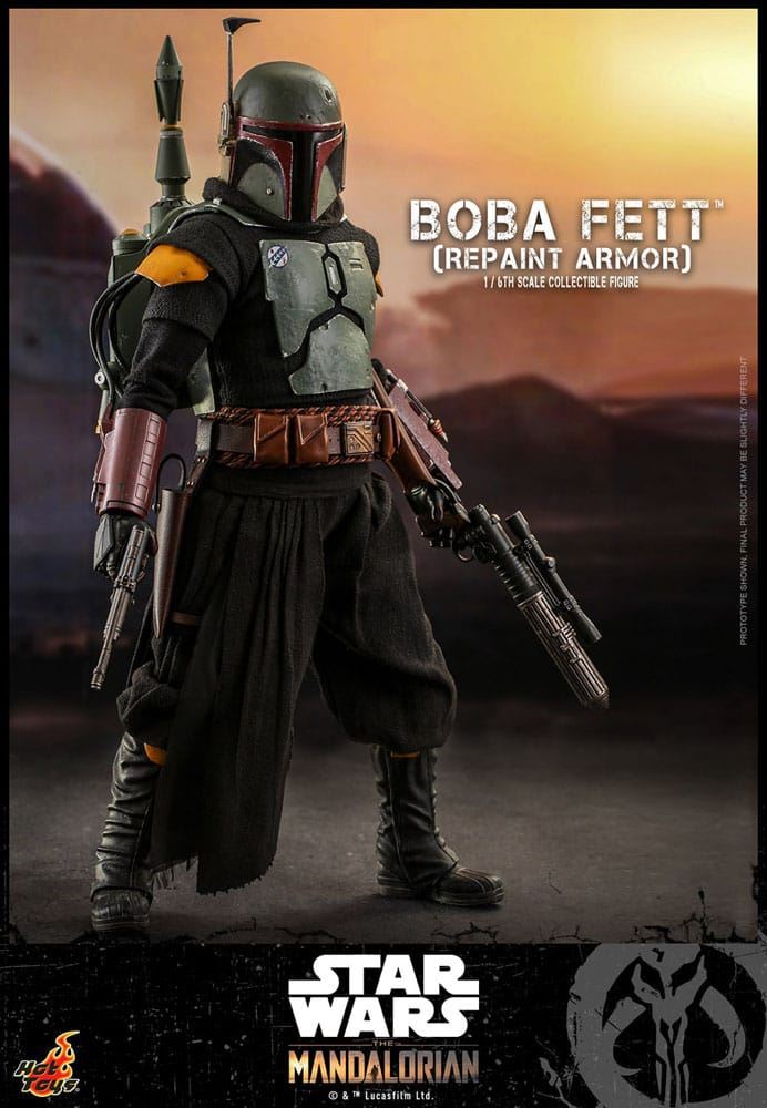Star Wars: The Mandalorian Action Figure 1/6 Boba Fett Repaint Armor Special Edi
