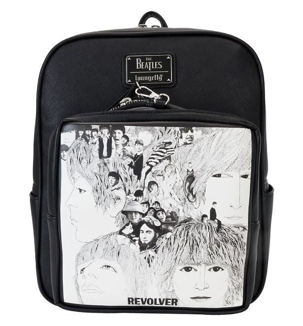 The Beatles by Loungefly Mini Backpack Revolver Album with Record Pouch
