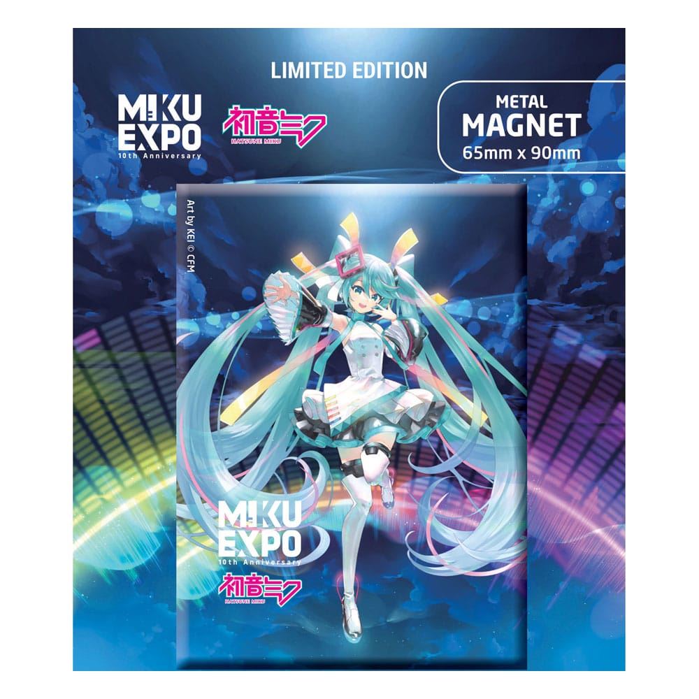 Hatsune Miku Fridge Magnet Miku Expo 10th Anniversary Art by Kei Limited Edition