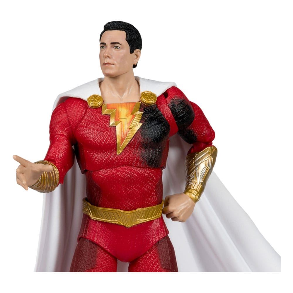 DC Multiverse Figures 2Pk Shazam Battle Damage & Freddie Freeman Gold Label 18cm