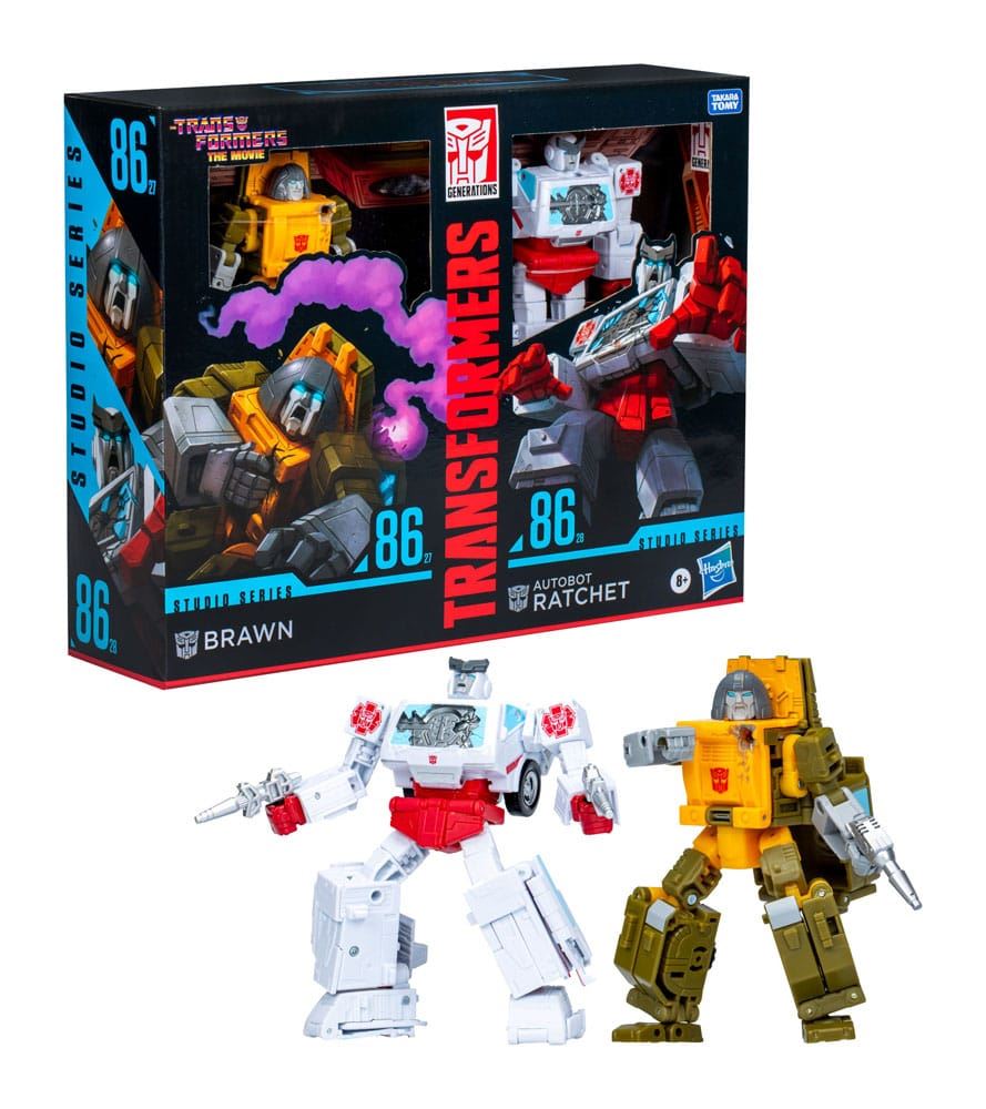 Transformers Movie Studio Series Deluxe 2-Pack Brawn & Ratchet 11cm