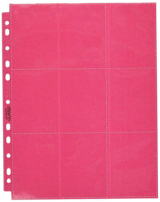 Ultimate Guard 18-Pocket Pages Side-Loading Red (50)
