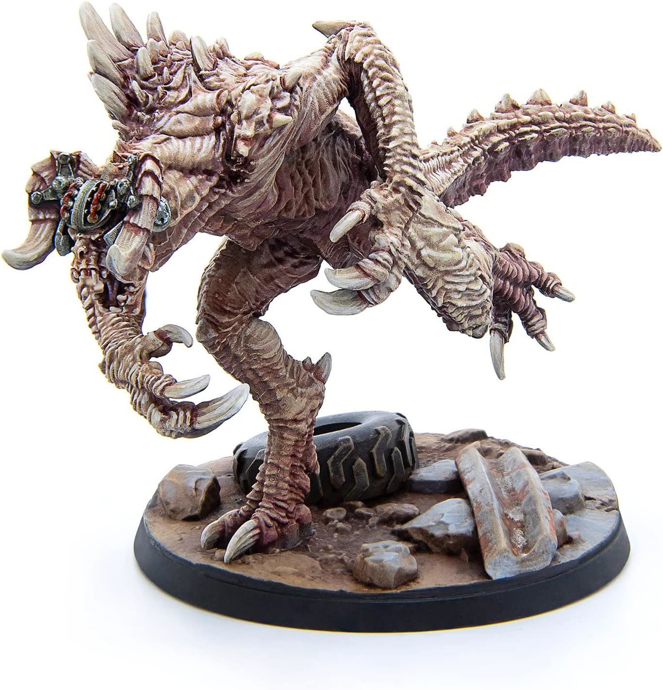 Fallout Wasteland Warfare Enclave-Domesticated Deathclaw - 1 Miniature, 32mm Un