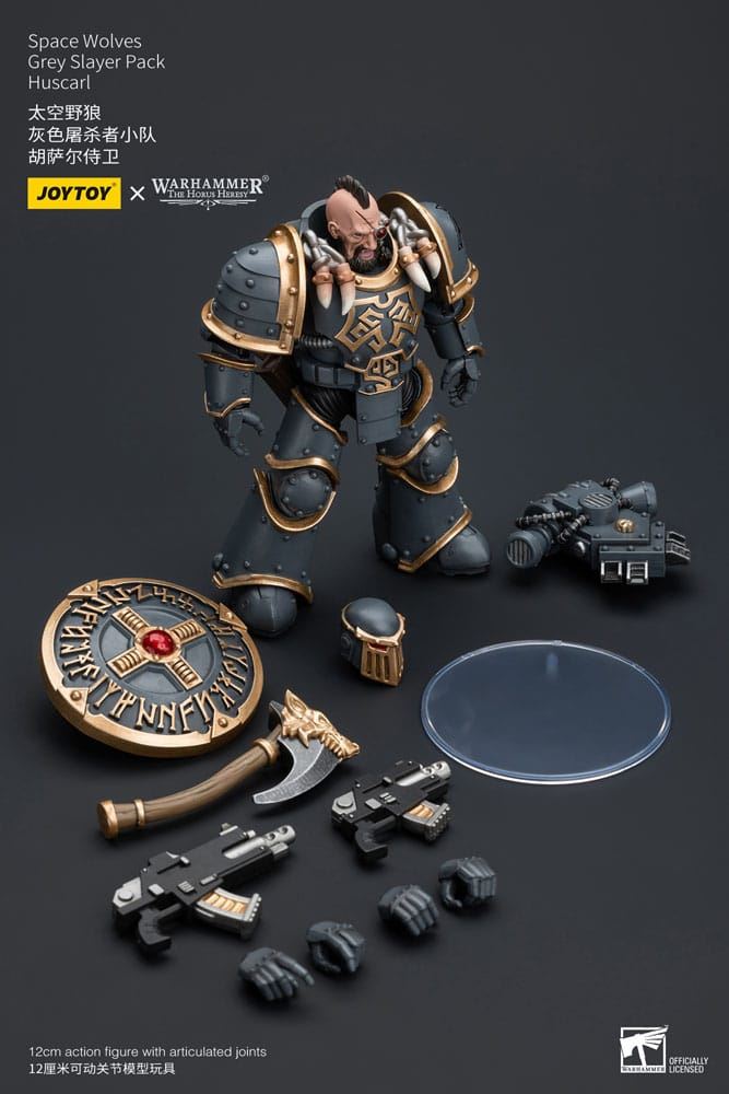 Warhammer The Horus Heresy Action Figure 1/18 Space Wolves Grey Slayer Pack Husc