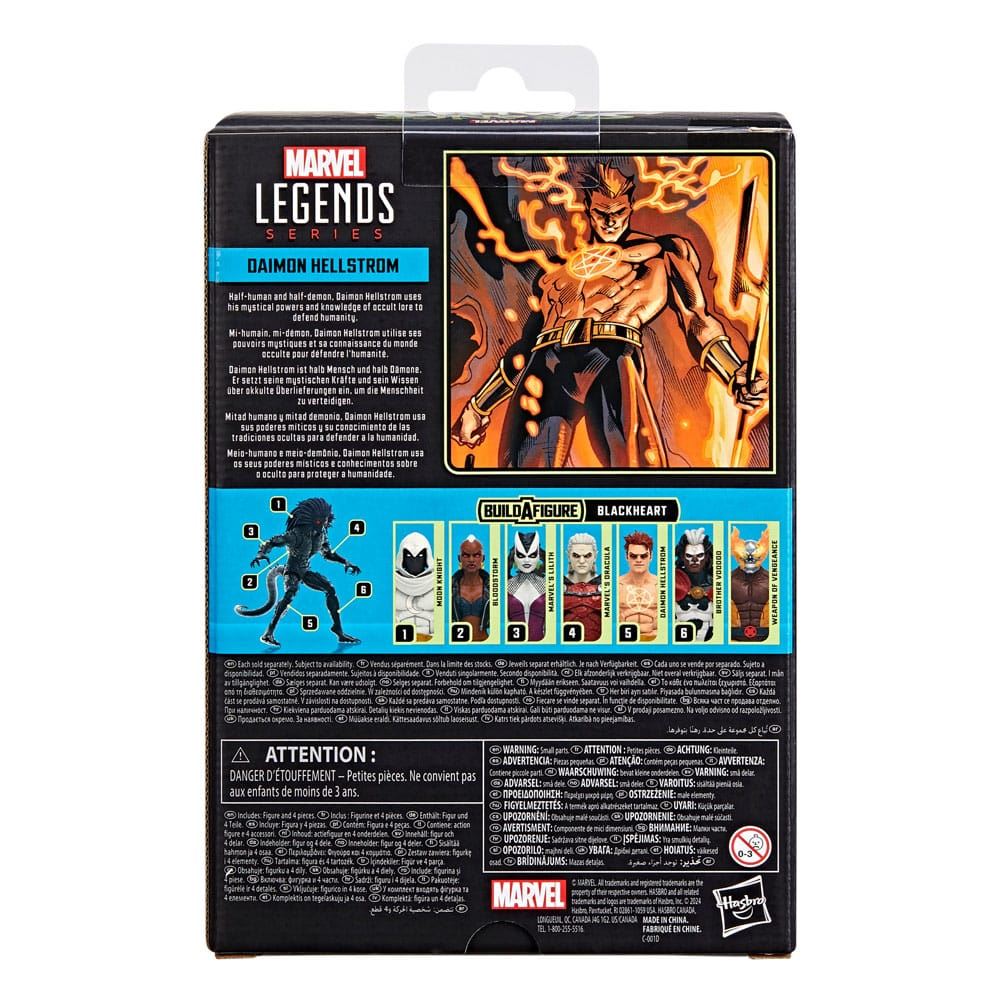 Strange Tales Marvel Legends Action Figure Daimon Hellstrom BAF Blackheart 15cm