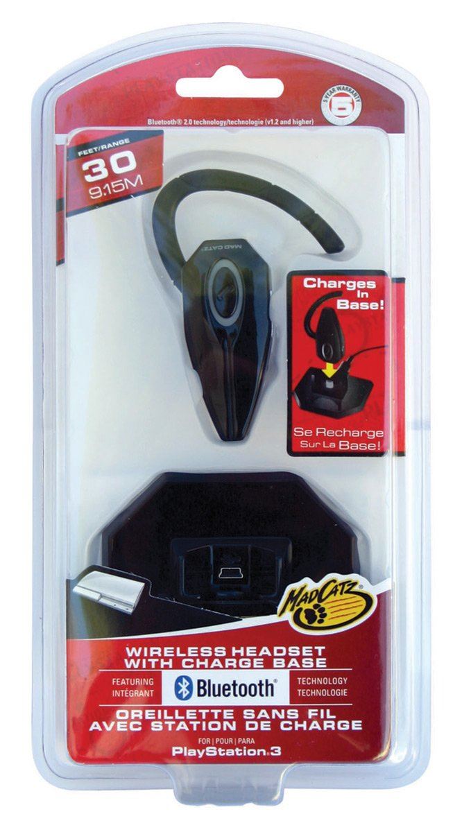 Mad Catz Wireless Bluetooth Headset with Charge Stand /PS3