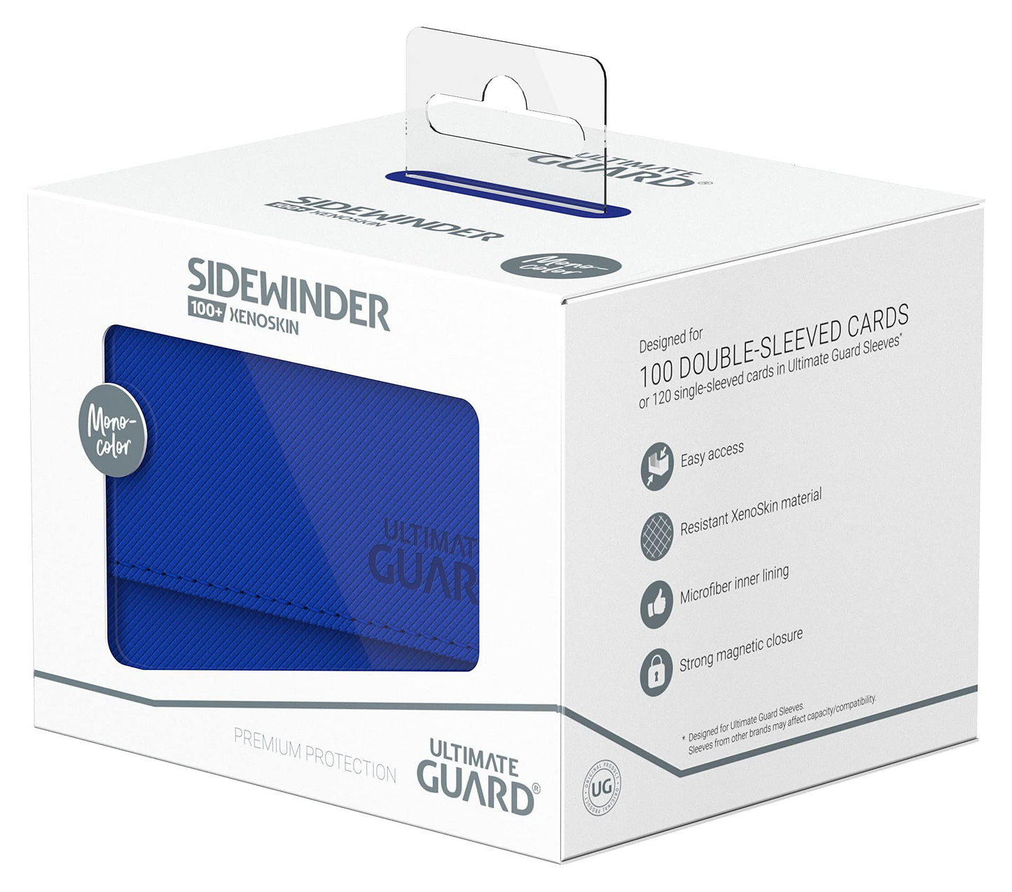 Ultimate Guard Sidewinder 100+ XenoSkin Monocolor Blue