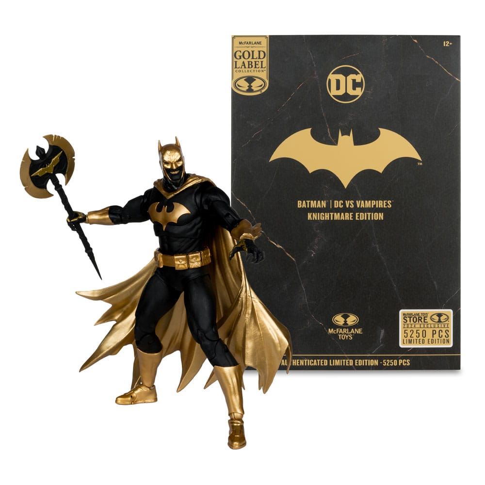 DC Multiverse Action Figure Batman (DC vs Vampires) Knightmare Edition (Gold Lab