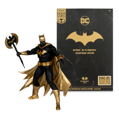 DC Multiverse Action Figure Batman (DC vs Vampires) Knightmare Edition (Gold Lab