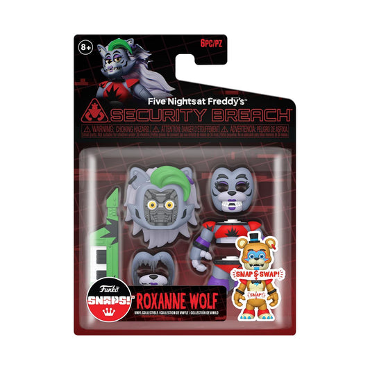 Five Nights at Freddy's Snap Action Figure Glamrock Roxanna 9 cm