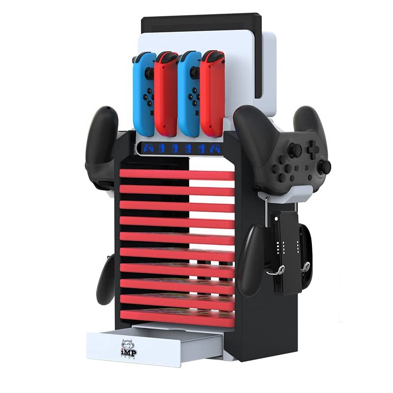 Dlx Charge Store Tower Sw Oled Nintendo Switch