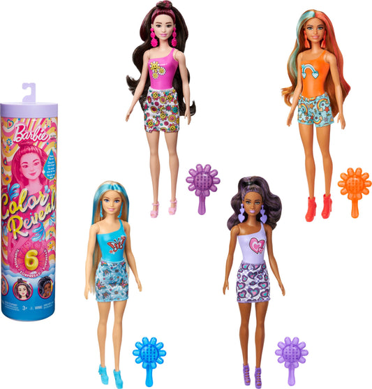 Barbie - Colour Reveal Groovy Series /Toys