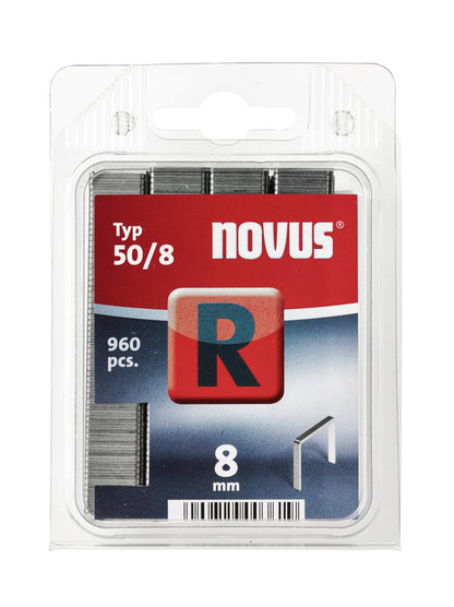 Novus - Typ 50/8 R-8 mm Staples (Pack of 960) /Stationery