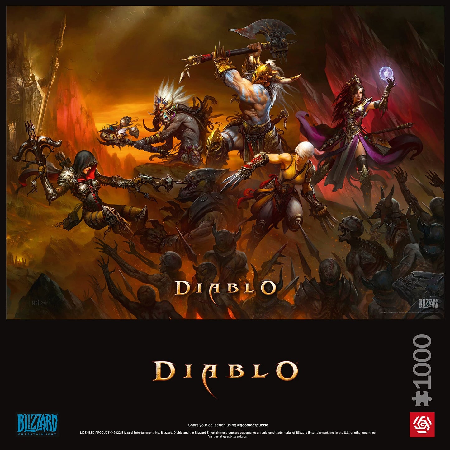 Good Loot: Diablo (Heroes Battle) 1000pcs Puzzle