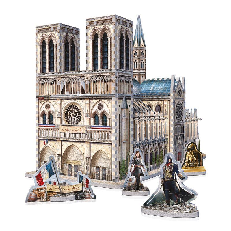 Wrebbit 3D Puzzle - Assassins Creed Notre Dame