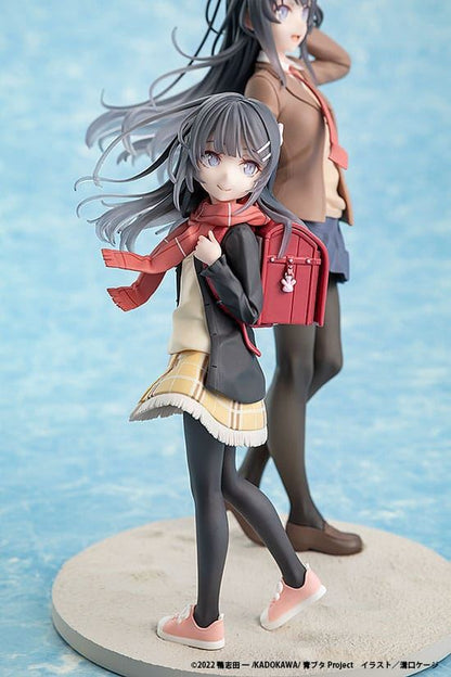 Rascal Does Not Dream Knapsack Kid PVC Statue Mai Sakurajima 19cm