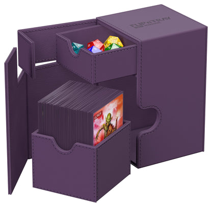 Ultimate Guard Flip`n`Tray 100+ XenoSkin Monocolor Purple